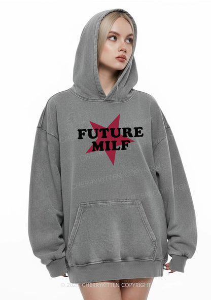 Future Mxxf Y2K Washed Hoodie Cherrykitten