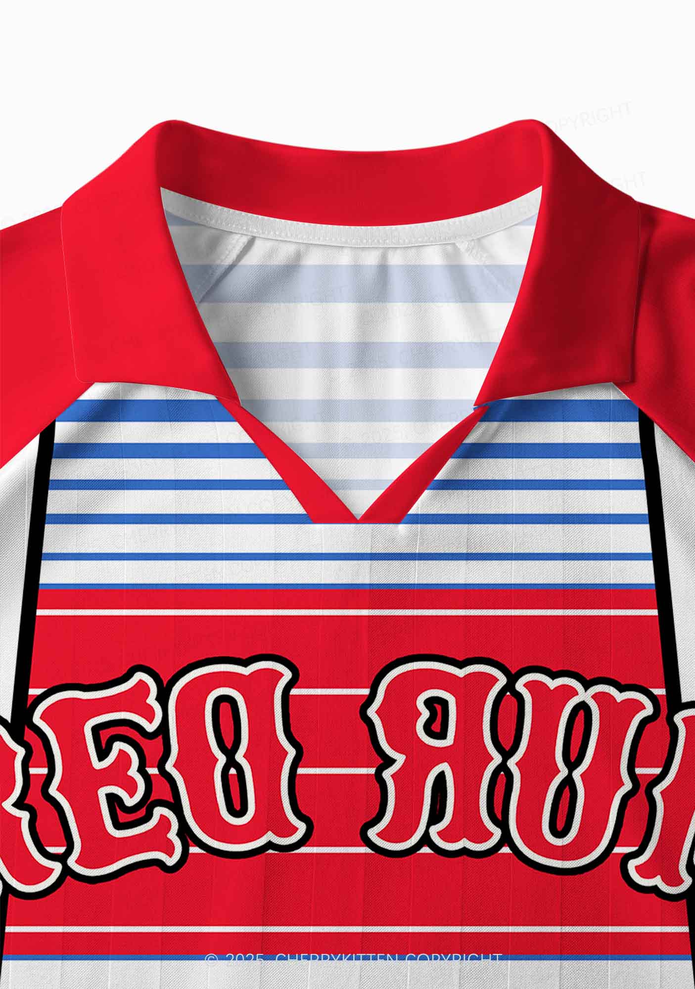 Custom Halloween Red Rum Y2K Sport Long Sleeve Jersey Shirts Cherrykitten