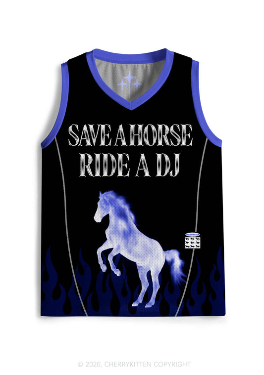 Ride A DJ Horse Y2K Sport Jersey Tank Cherrykitten