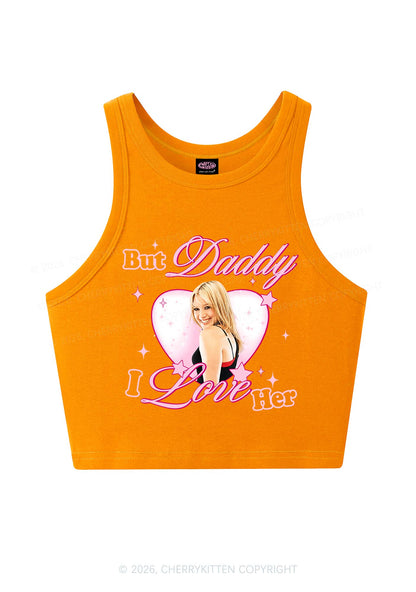 But Daddy I Love Her HD Y2K Crop Tank Top Cherrykitten