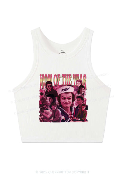 Mom Of The Year Y2K Crop Tank Top Cherrykitten
