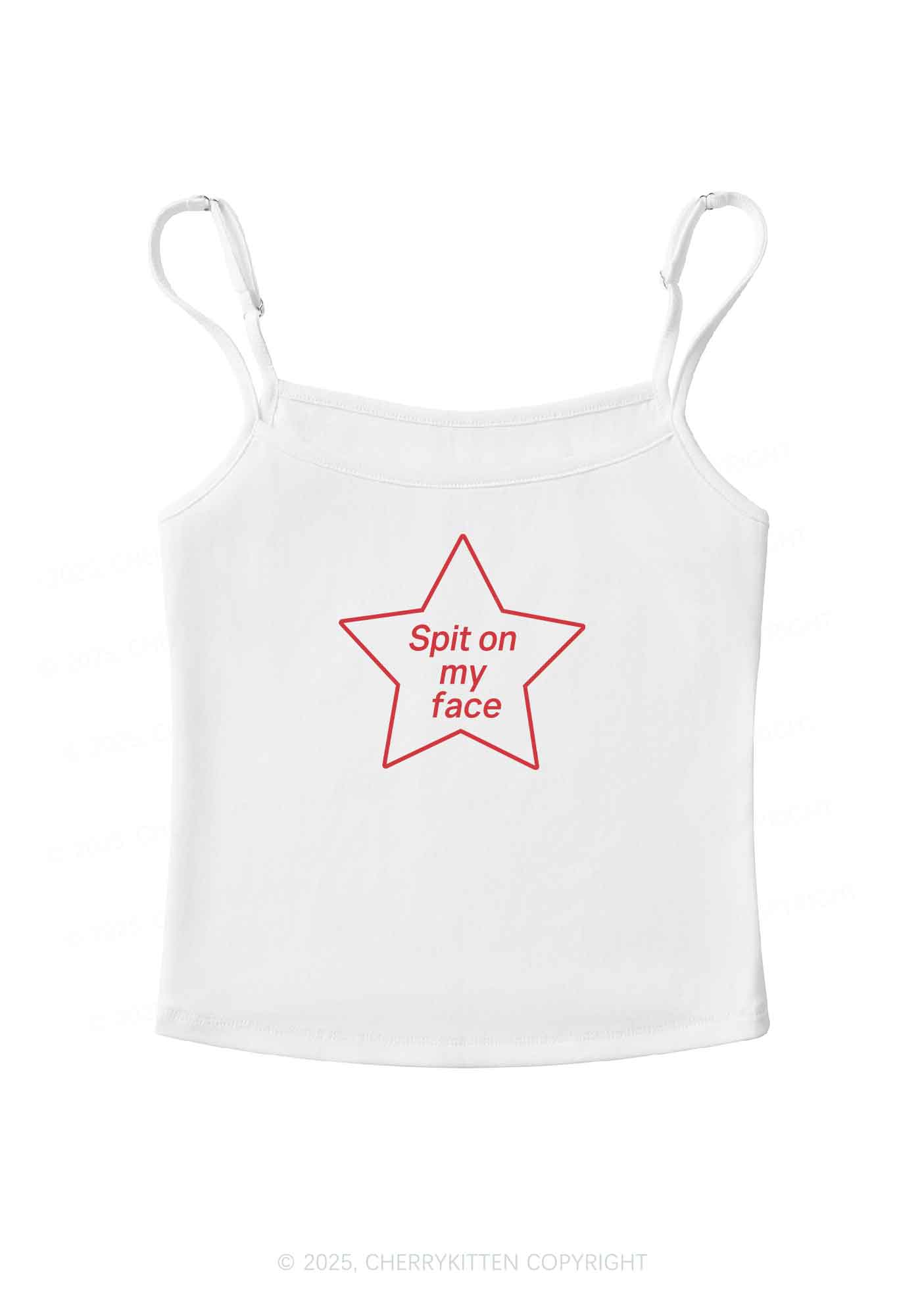 Spit On My Face Y2K Spaghetti Strap Cami Cherrykitten