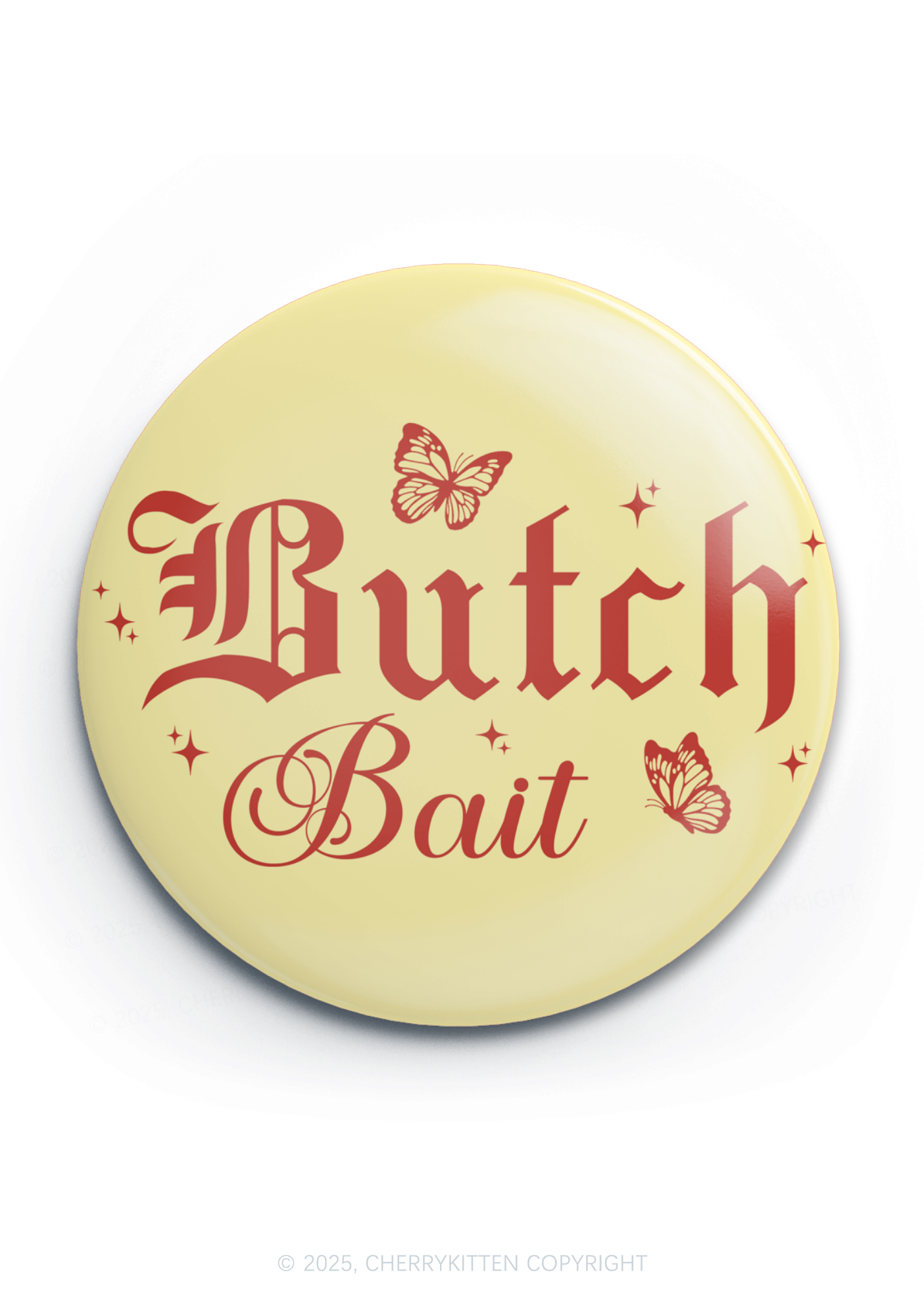 Butch Bait Pride 1Pc Y2K Pin Badge Cherrykitten