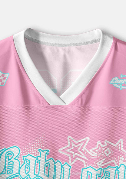 Baby Gay Pride Y2K Crop Sport Jersey Shirts Cherrykitten