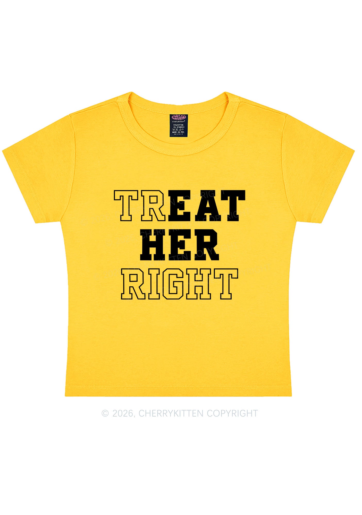 Eat Her Right Pride Y2K Baby Tee Cherrykitten
