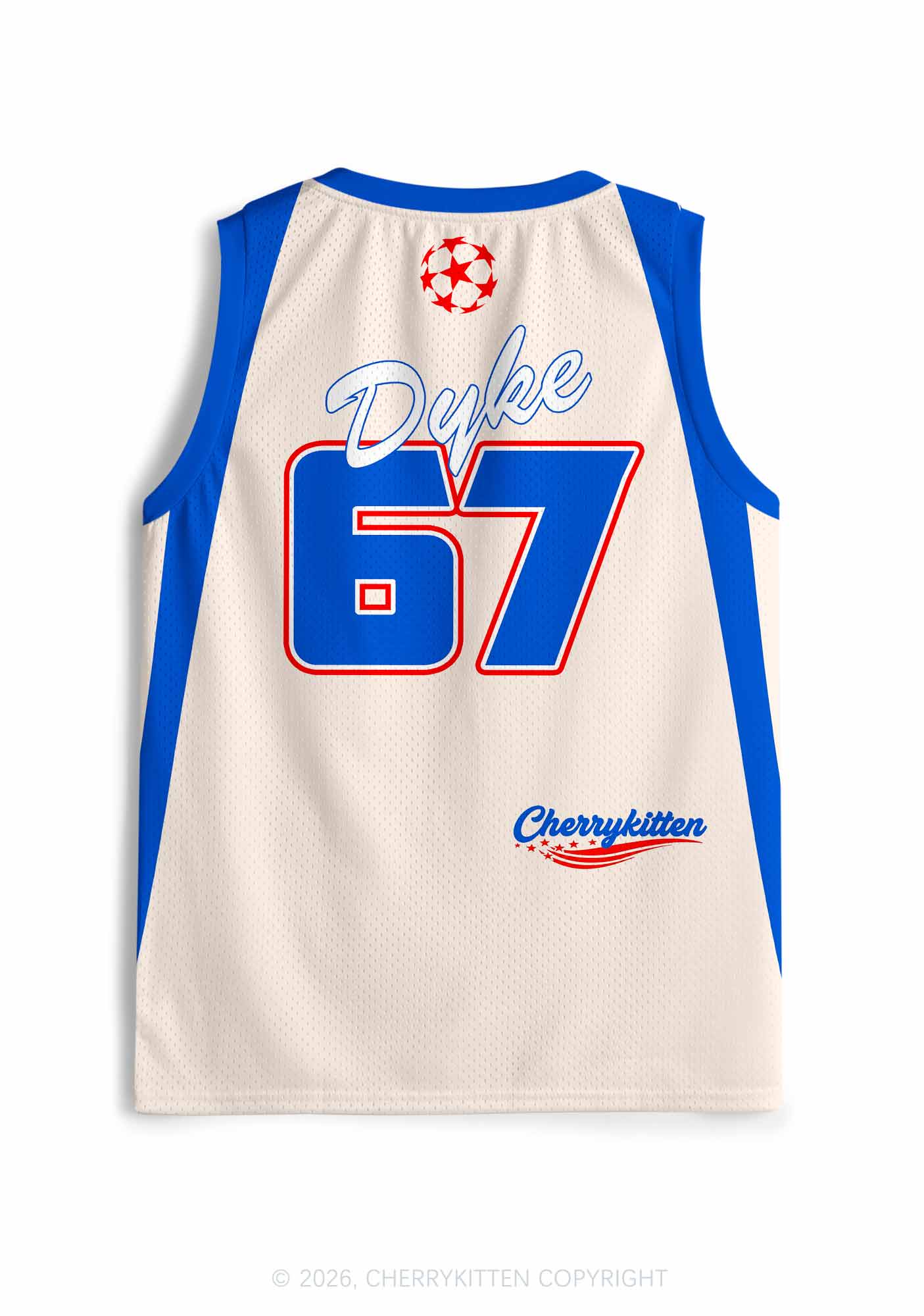 Blue Dyke Pride Y2K Sport Jersey Tank Cherrykitten