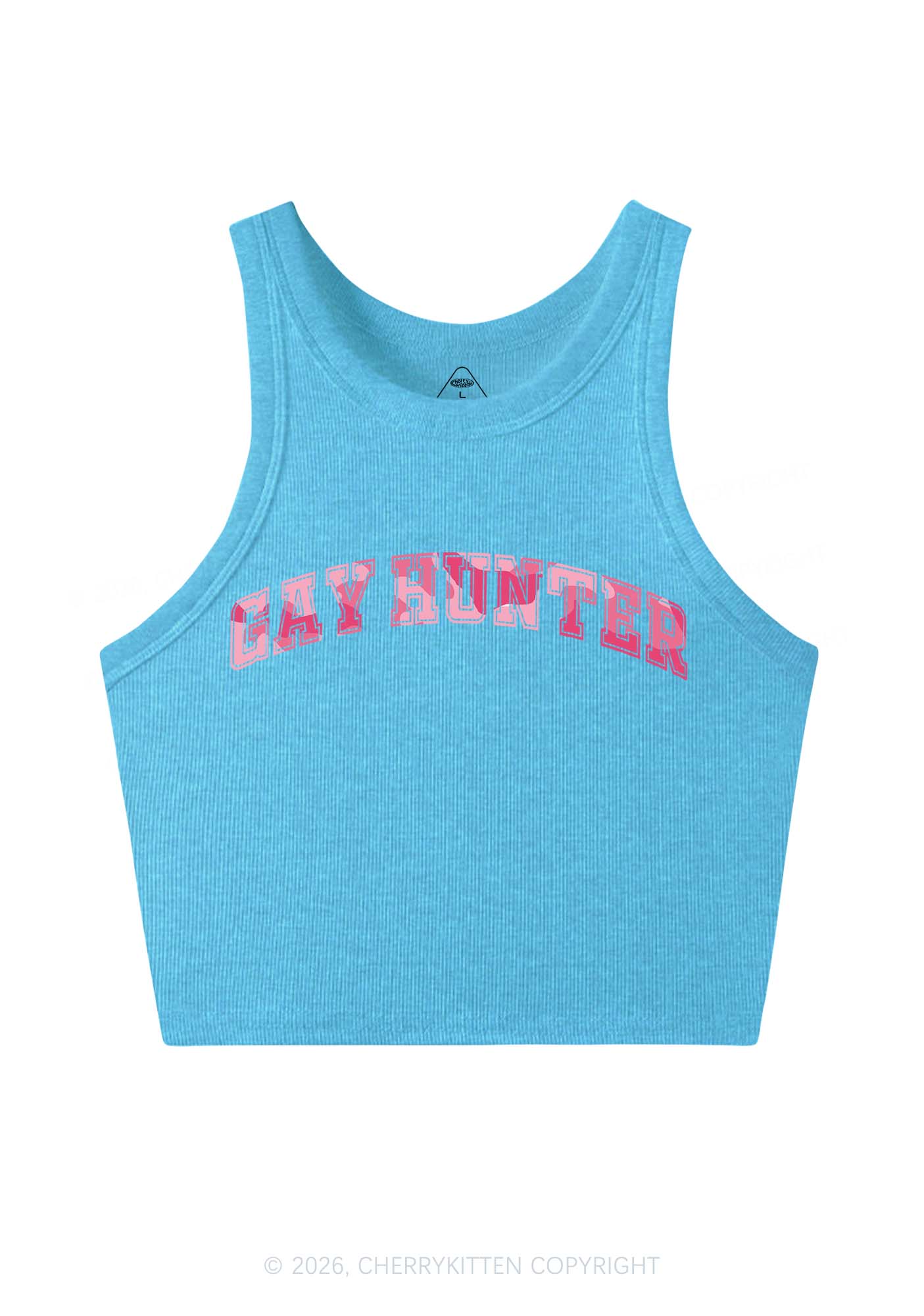 Gay Hunter Pride Y2K Crop Tank Top Cherrykitten
