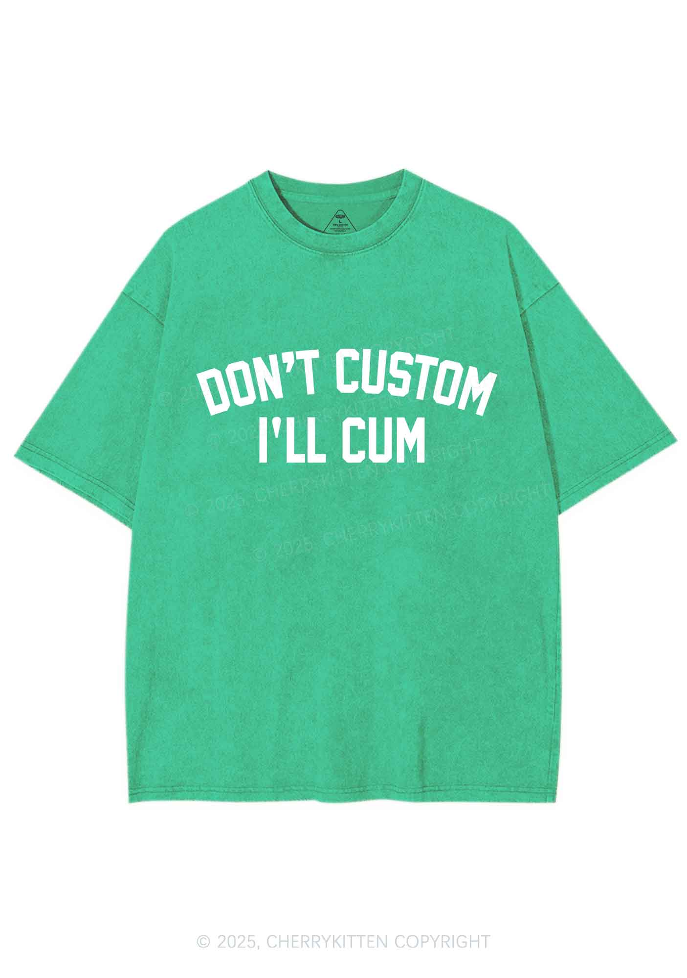 Dont Custom Y2K Shirts Washed Tee Cherrykitten