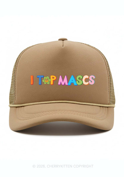 I Top Mascs Pride Y2K Trucker Hat Cherrykitten