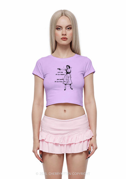But Queer As In Pride Y2K Baby Tee Cherrykitten