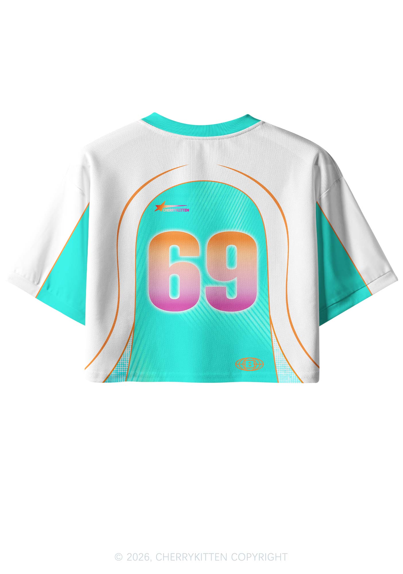 Nobody Knows Im Lesbian Pride Y2K Crop Sport Jersey Shirts Cherrykitten