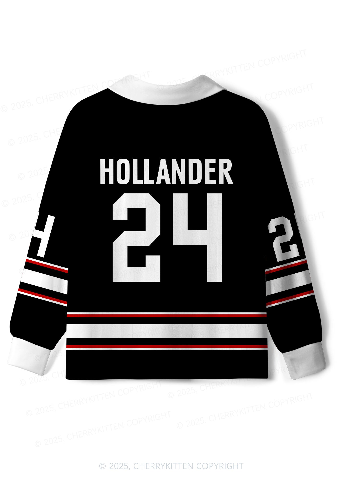 Black Gold HR Y2K Long Sleeve Sport Jersey Shirts Cherrykitten