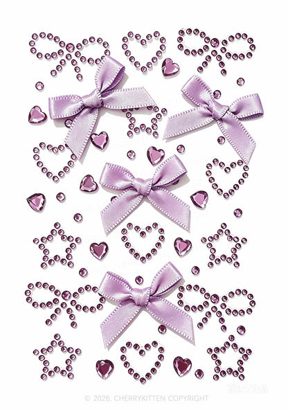 1pc Butterfly Rhinestone Y2K Face Sticker Cherrykitten