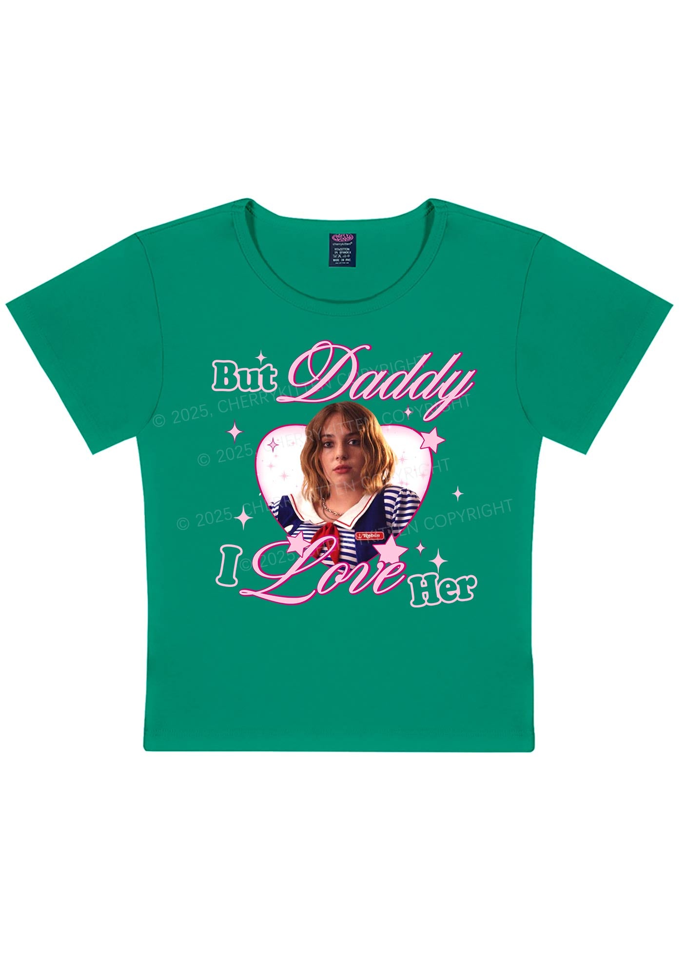 Daddy I Love RB Pride Y2K Baby Tee Cherrykitten