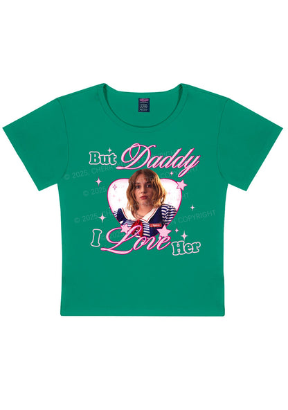 Daddy I Love RB Pride Y2K Baby Tee Cherrykitten