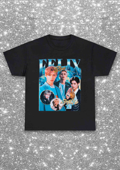 Felix Retro Kpop Y2K Chunky Shirt Cherrykitten