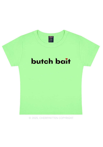Butch Bait Heart Y2K Baby Tee Cherrykitten