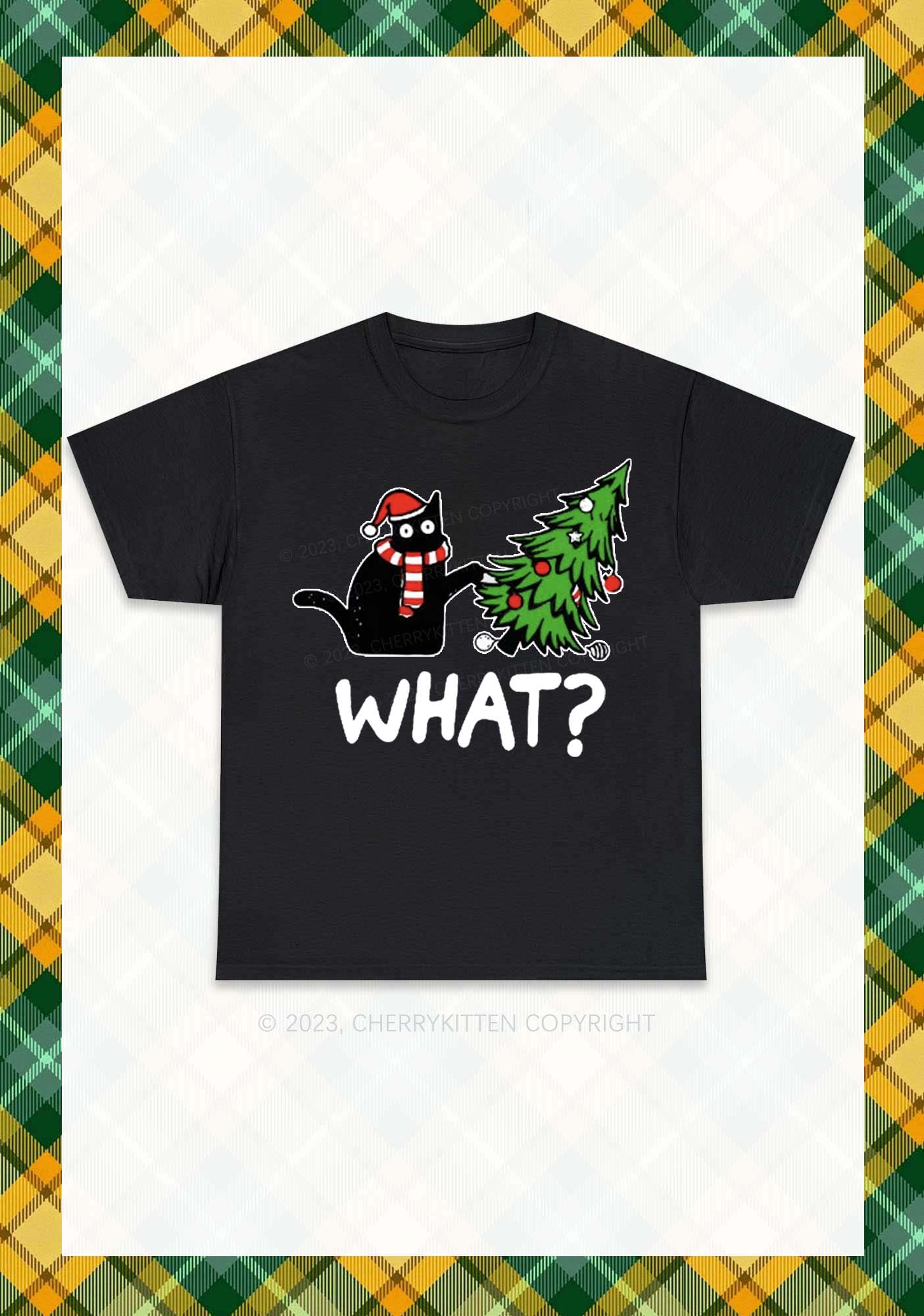 What Christmas Tree Chunky Shirt Cherrykitten