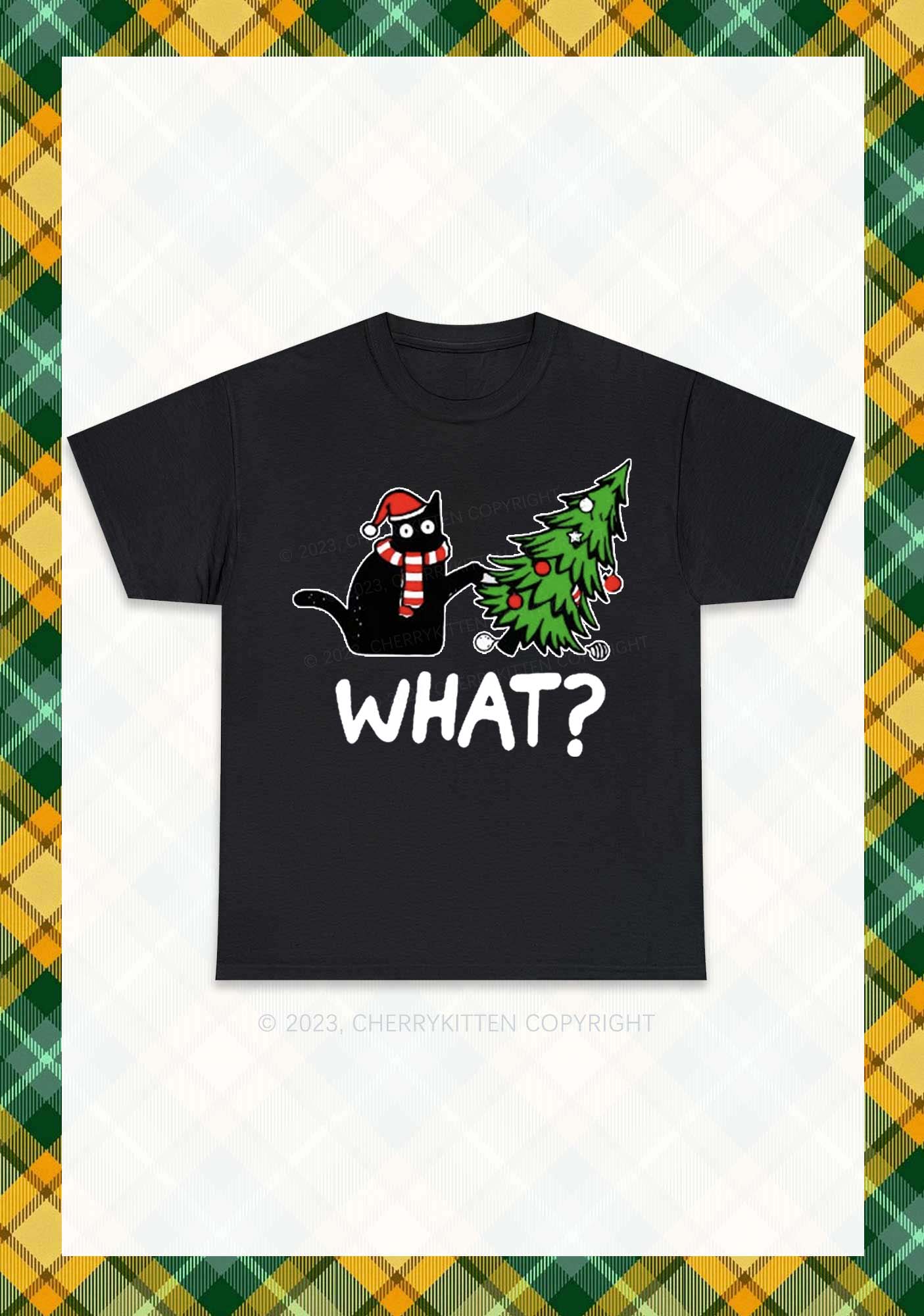 What Christmas Tree Chunky Shirt Cherrykitten