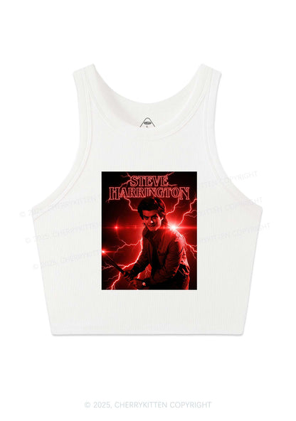 SH Red Lightning Y2K Crop Tank Top Cherrykitten