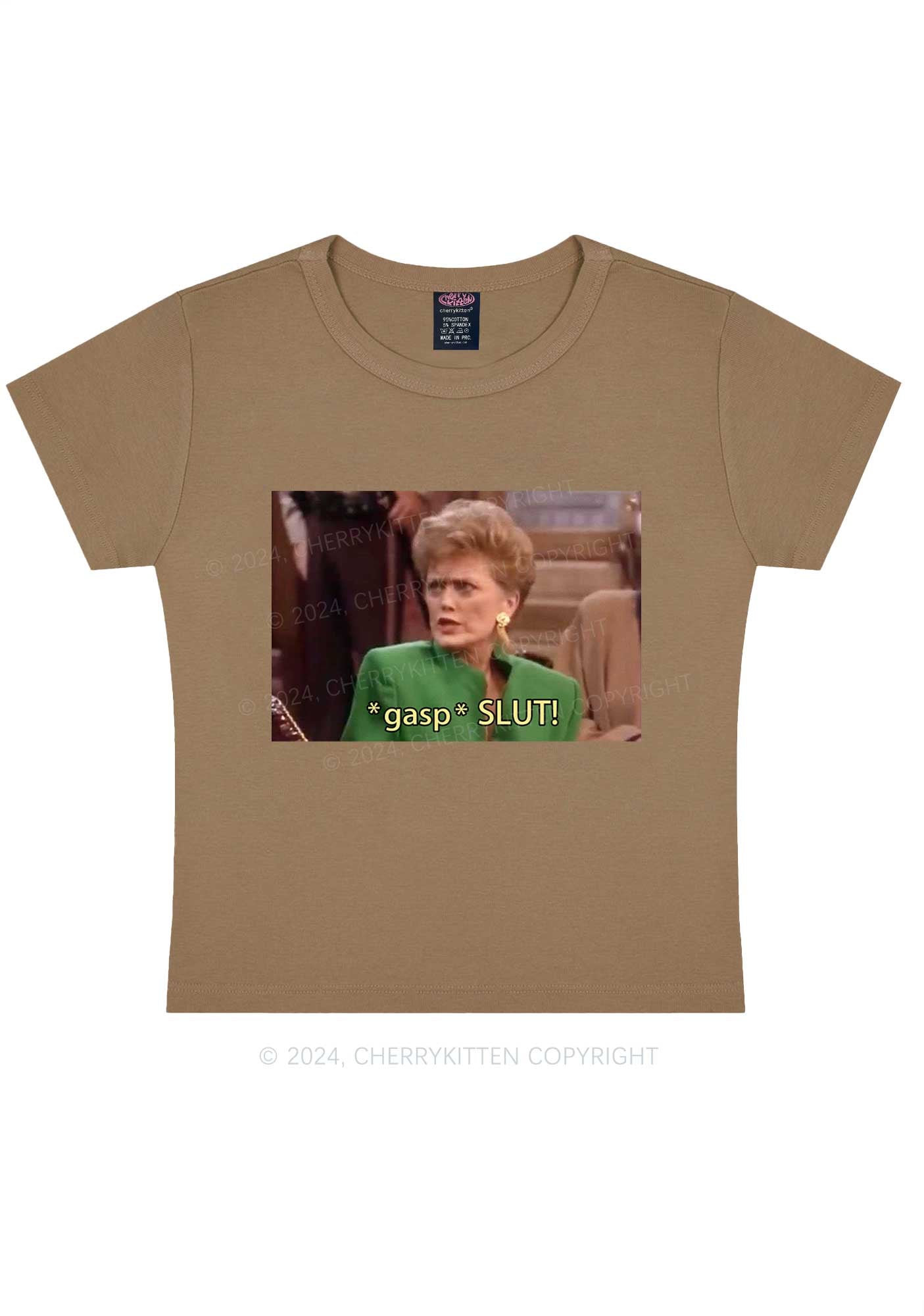 Gasp Slxt Y2K Baby Tee Cherrykitten