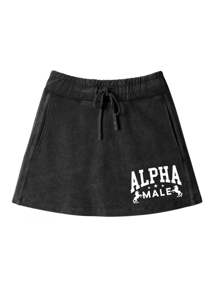 Alpha Male Y2K Washed Mini Skirts Cherrykitten