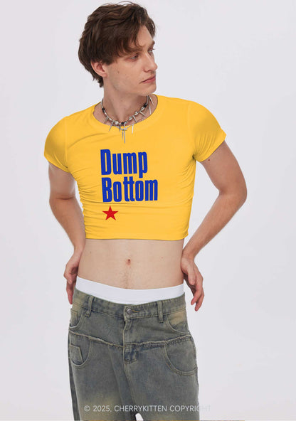 Dump Bottom Pride Y2K Baby Tee Cherrykitten