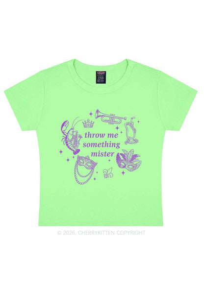 Throw Me Something Mister Y2K Baby Tee Cherrykitten