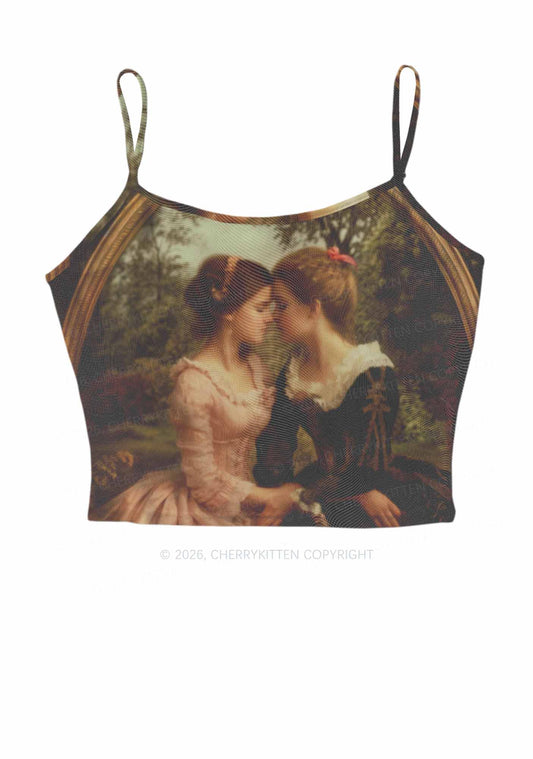 Whispers Girls Pride Y2K Mesh Cami Tank Cherrykitten