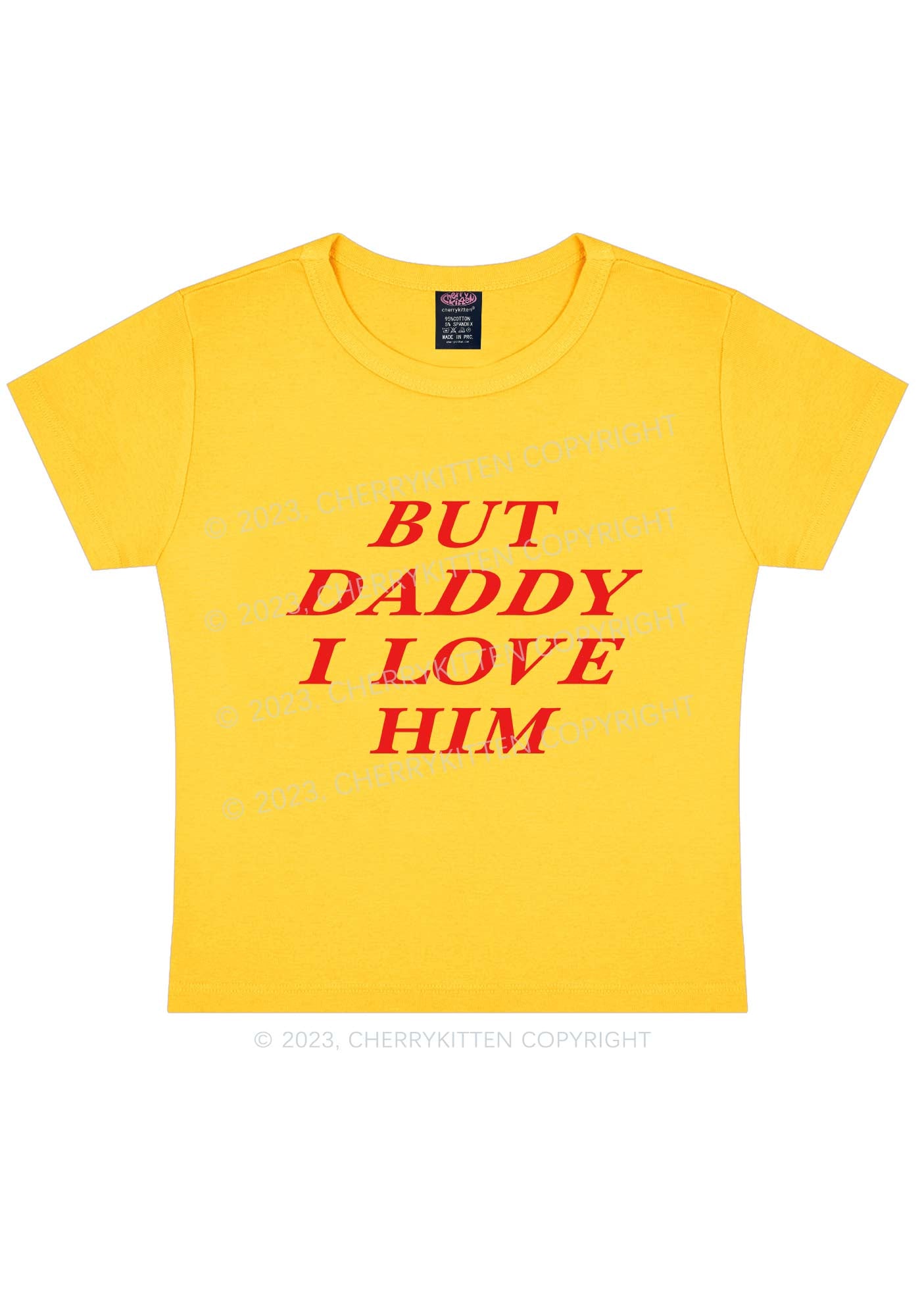 But Daddy I Love Him Y2K Baby Tee