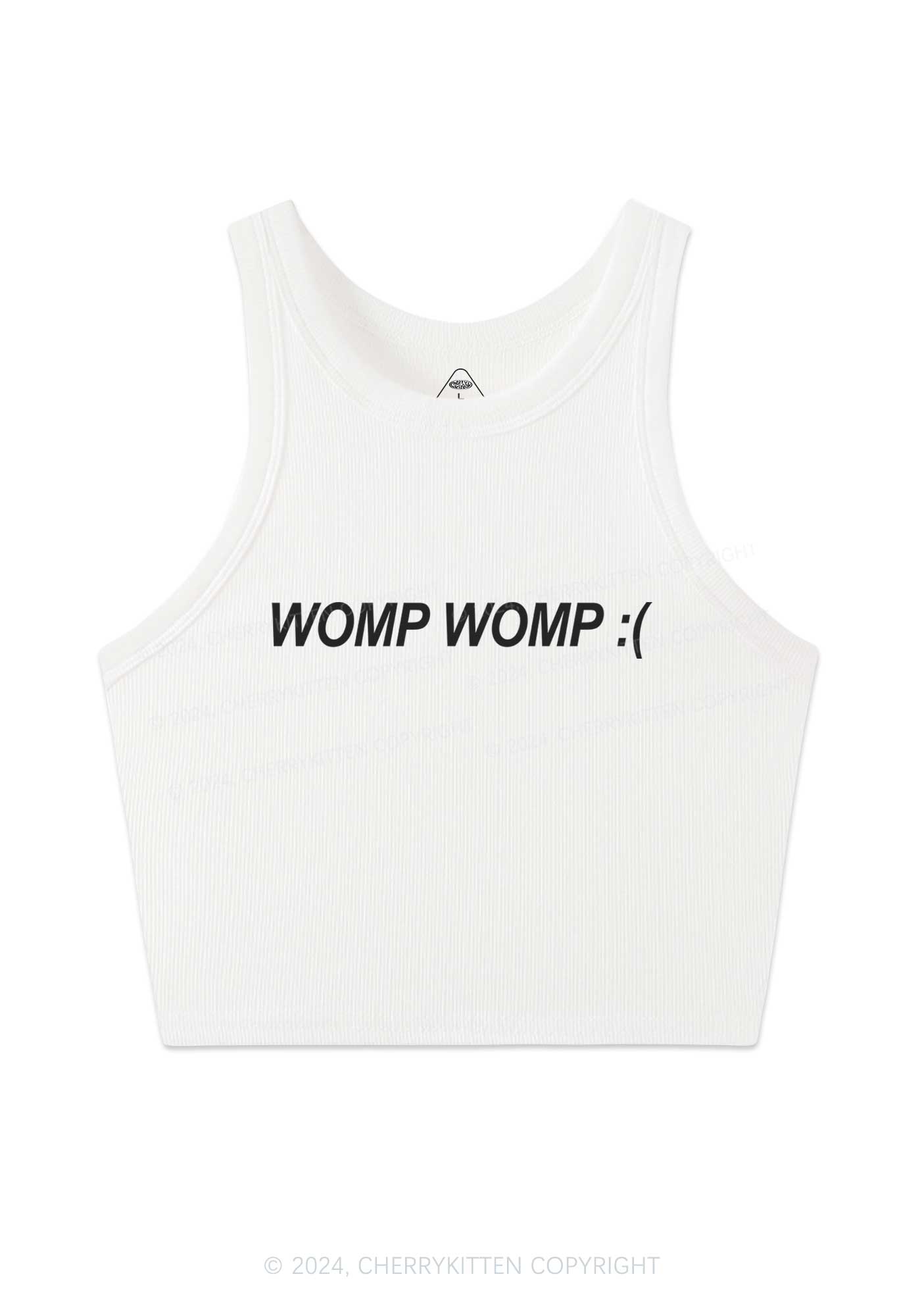Womp Womp Y2K Crop Tank Top Cherrykitten