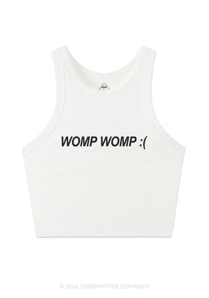 Womp Womp Y2K Crop Tank Top Cherrykitten