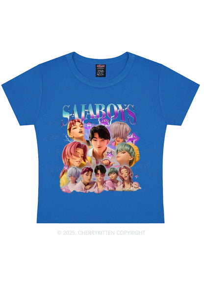 Kpop Boys Y2K Baby Tee Cherrykitten
