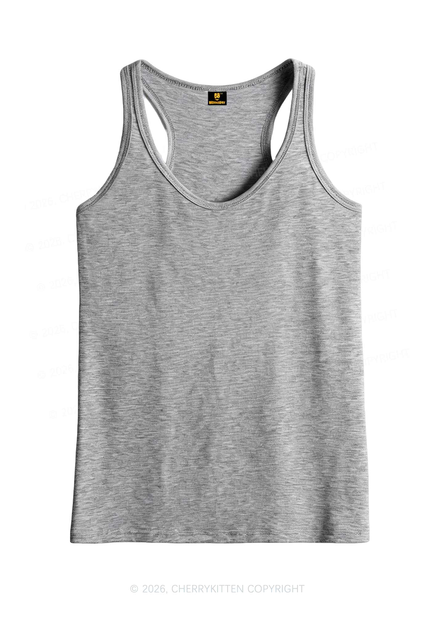 Plain Y2K Classic Tanks Cherrykitten