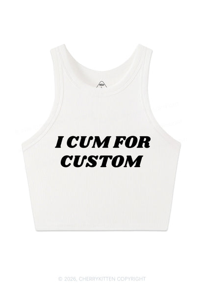 I Cxm For Custom Y2K Crop Tank Top Cherrykitten