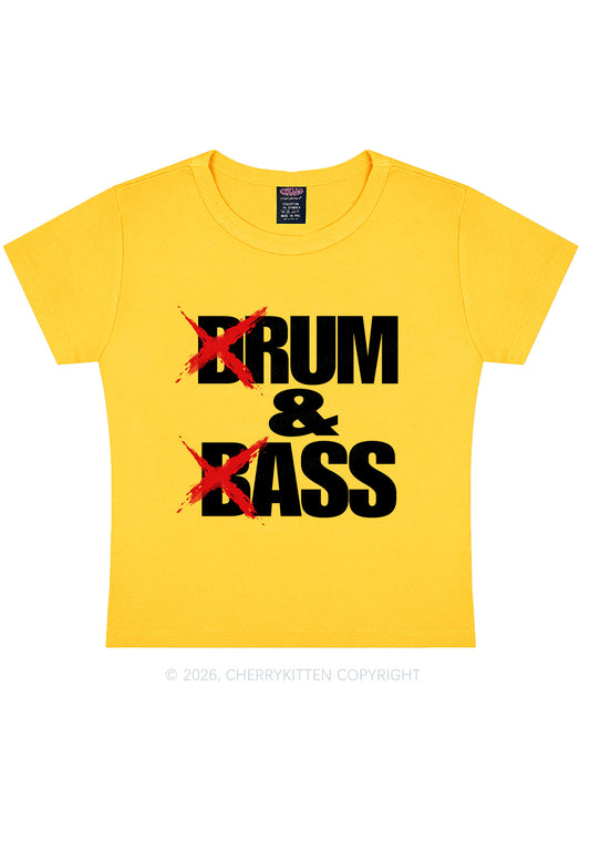 DnB Graffiti Y2K Baby Tee Cherrykitten
