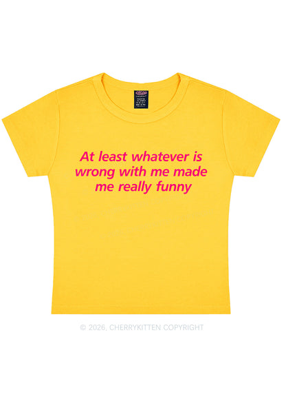 Whatever Is Wrong With Me Y2K Baby Tee Cherrykitten