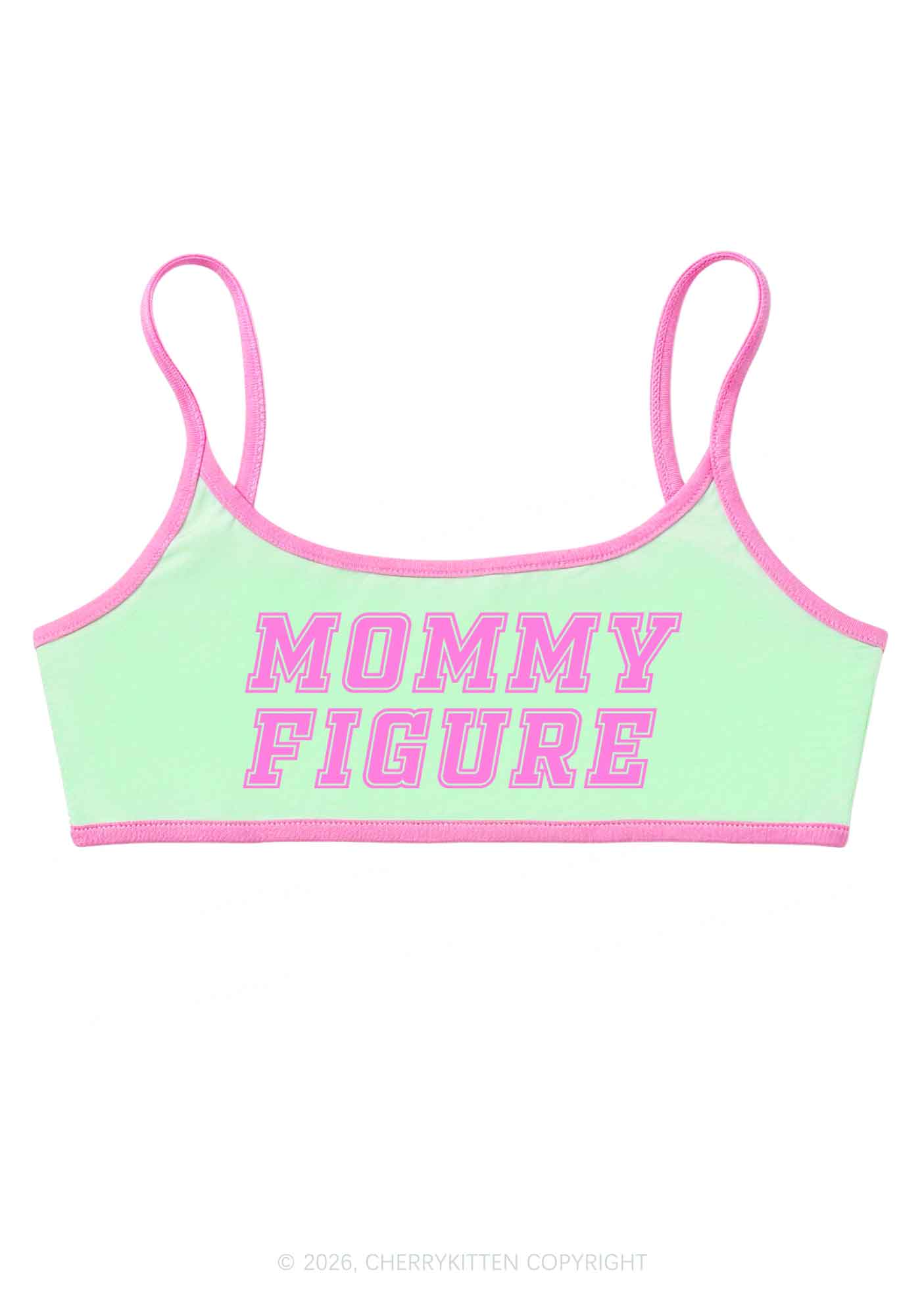 Mommy Figure Y2K Super Crop Cami Cherrykitten