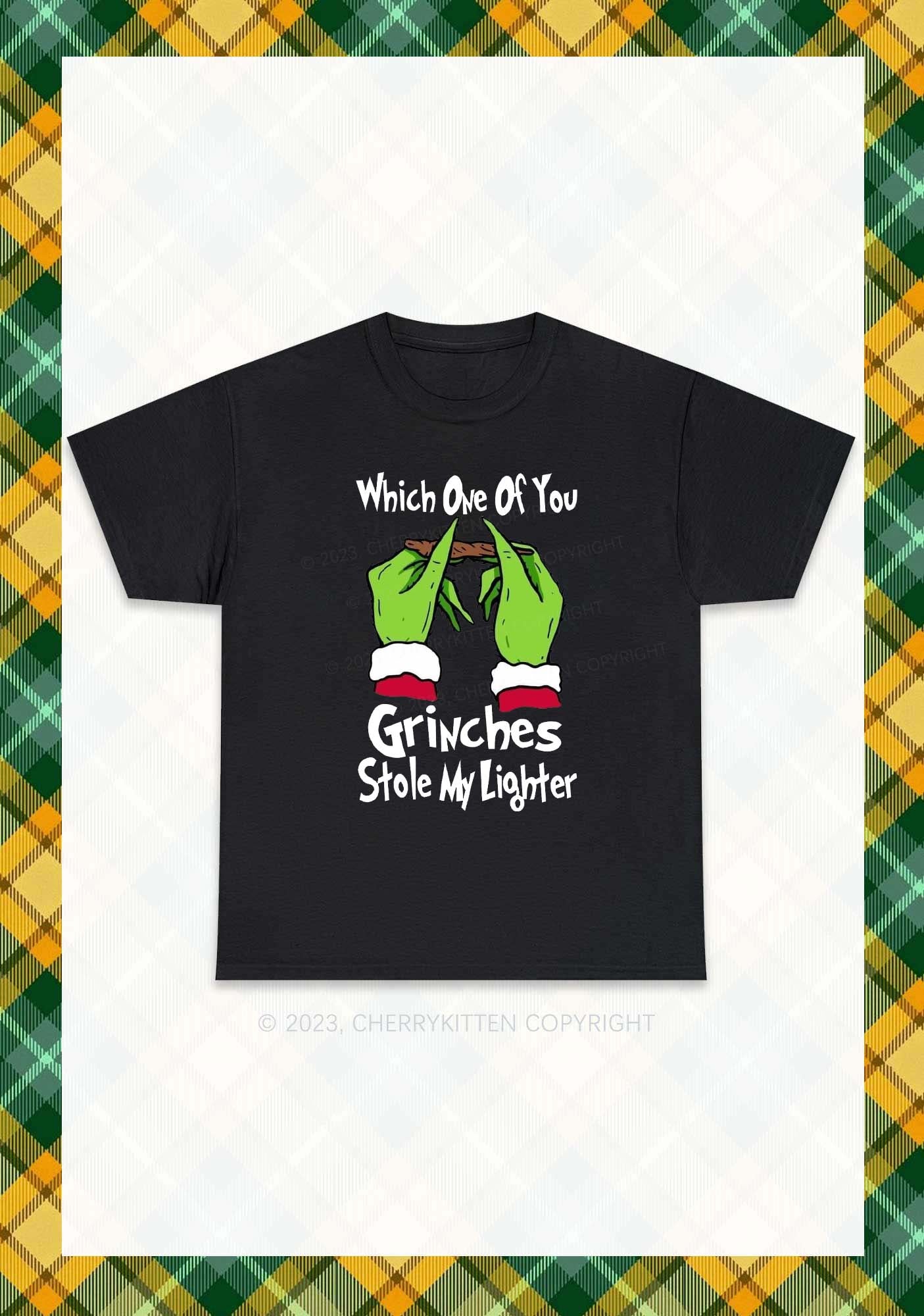 Which One Of You Stole My Lighter Christmas Chunky Shirt Cherrykitten