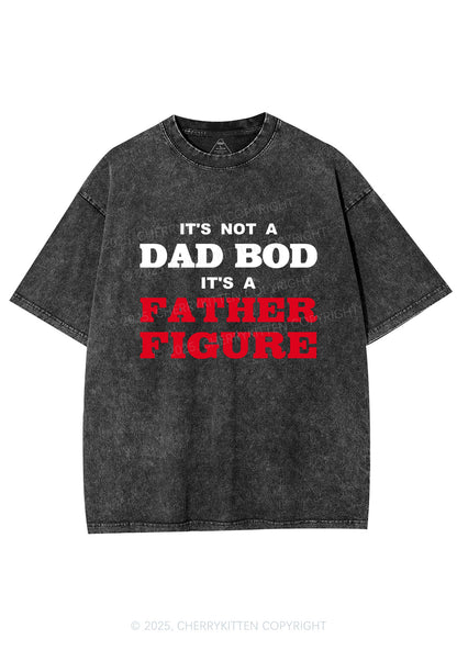Dad Bod Father Figure Y2K Shirts Washed Tee Cherrykitten