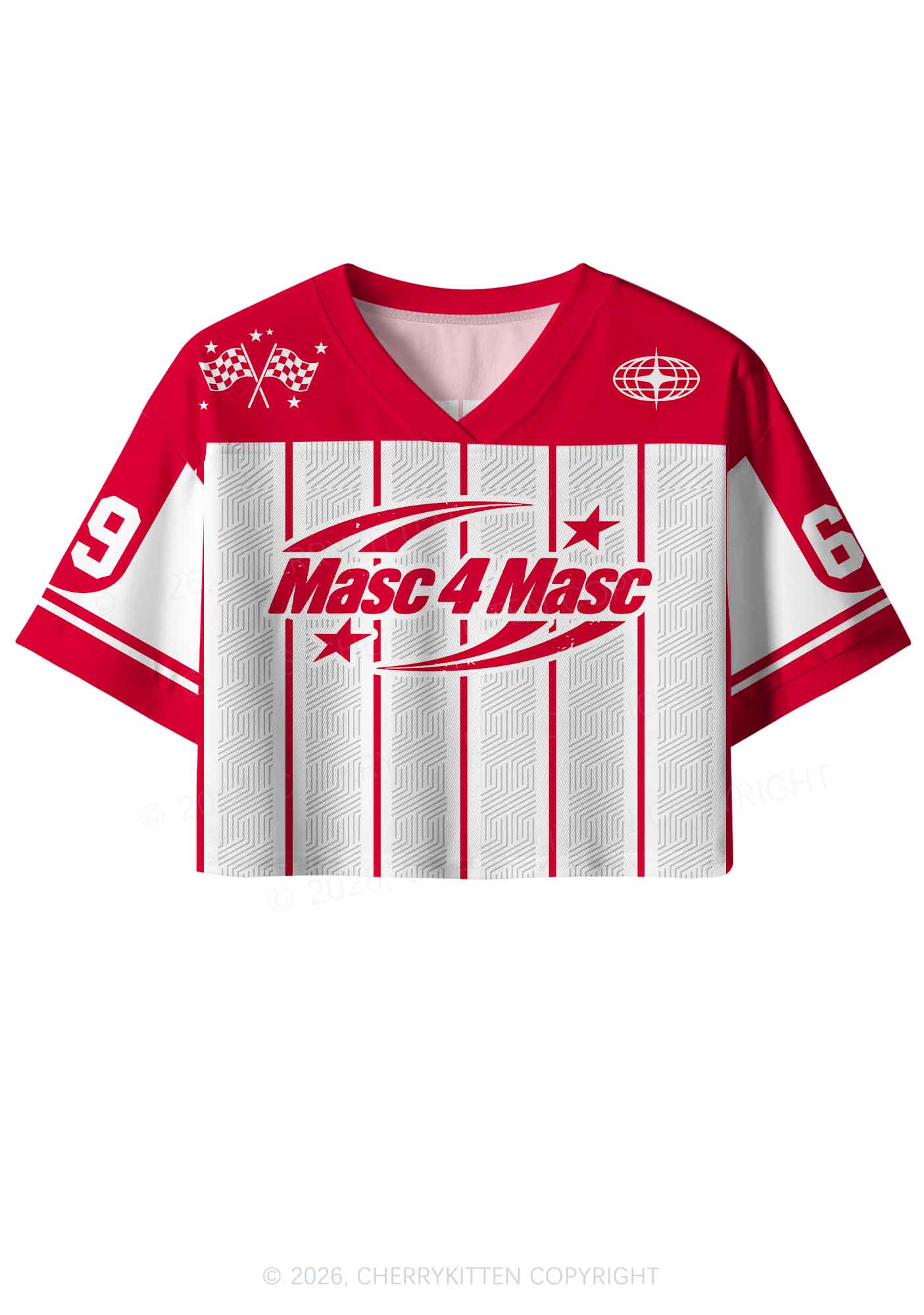 Masc For Masc Pride Y2K Crop Sport Jersey Shirts Cherrykitten