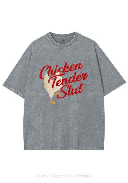 Chicken Tender Slxt Y2K Shirts Washed Tee Cherrykitten