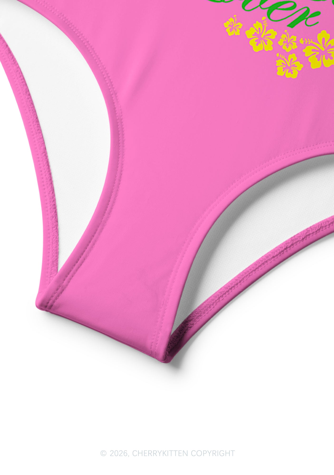 Lady Lover Floral Pride Y2K Print Bikini Set Cherrykitten