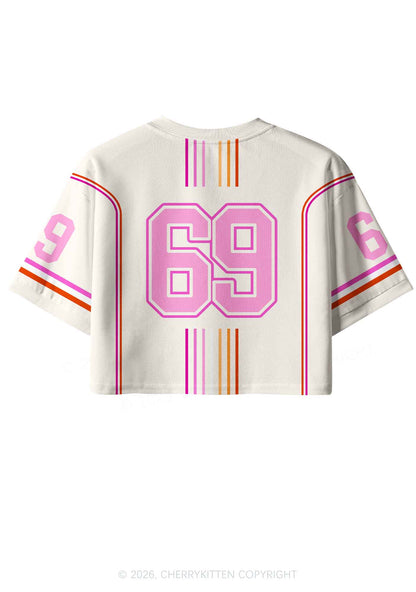 Scissors And Carabiner Pride Y2K Crop Sport Jersey Shirts Cherrykitten