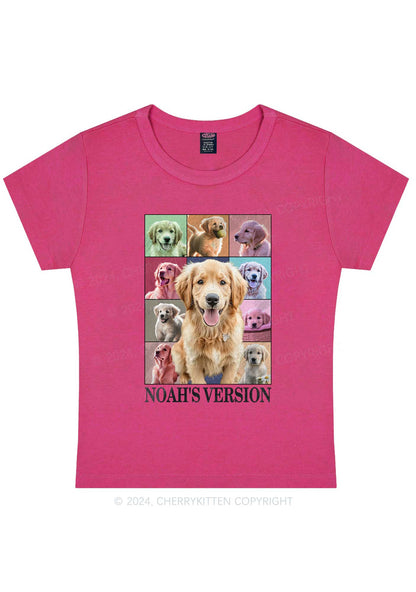 Custom Pets Version Y2K Baby Tee Cherrykitten