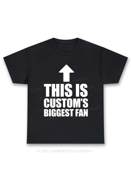 Custom Biggest Fan Y2K Chunky Shirt Cherrykitten