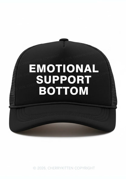 Emotional Support Bottom Pride Y2K Trucker Hat Cherrykitten