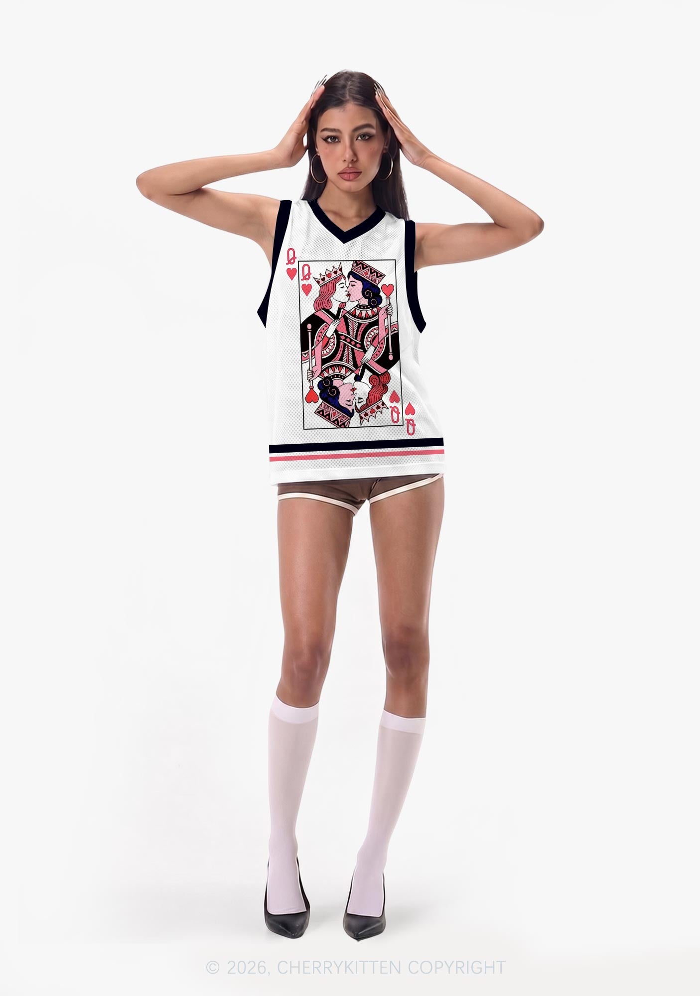 Queens Kissing Pride Y2K Sport Jersey Tank Cherrykitten
