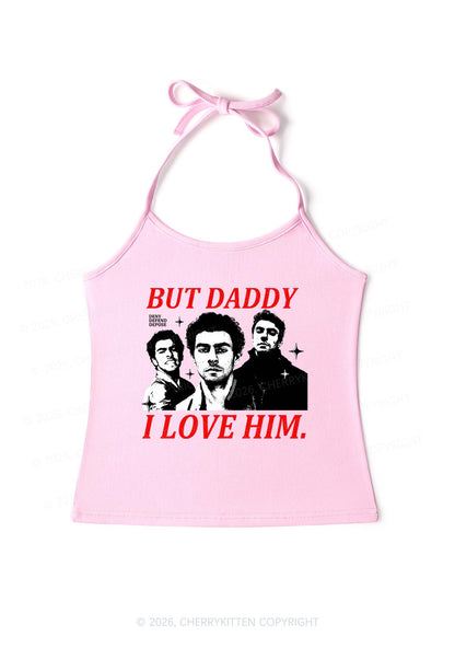 Daddy I Love Luigi Y2K Halter Neck Cami Cherrykitten