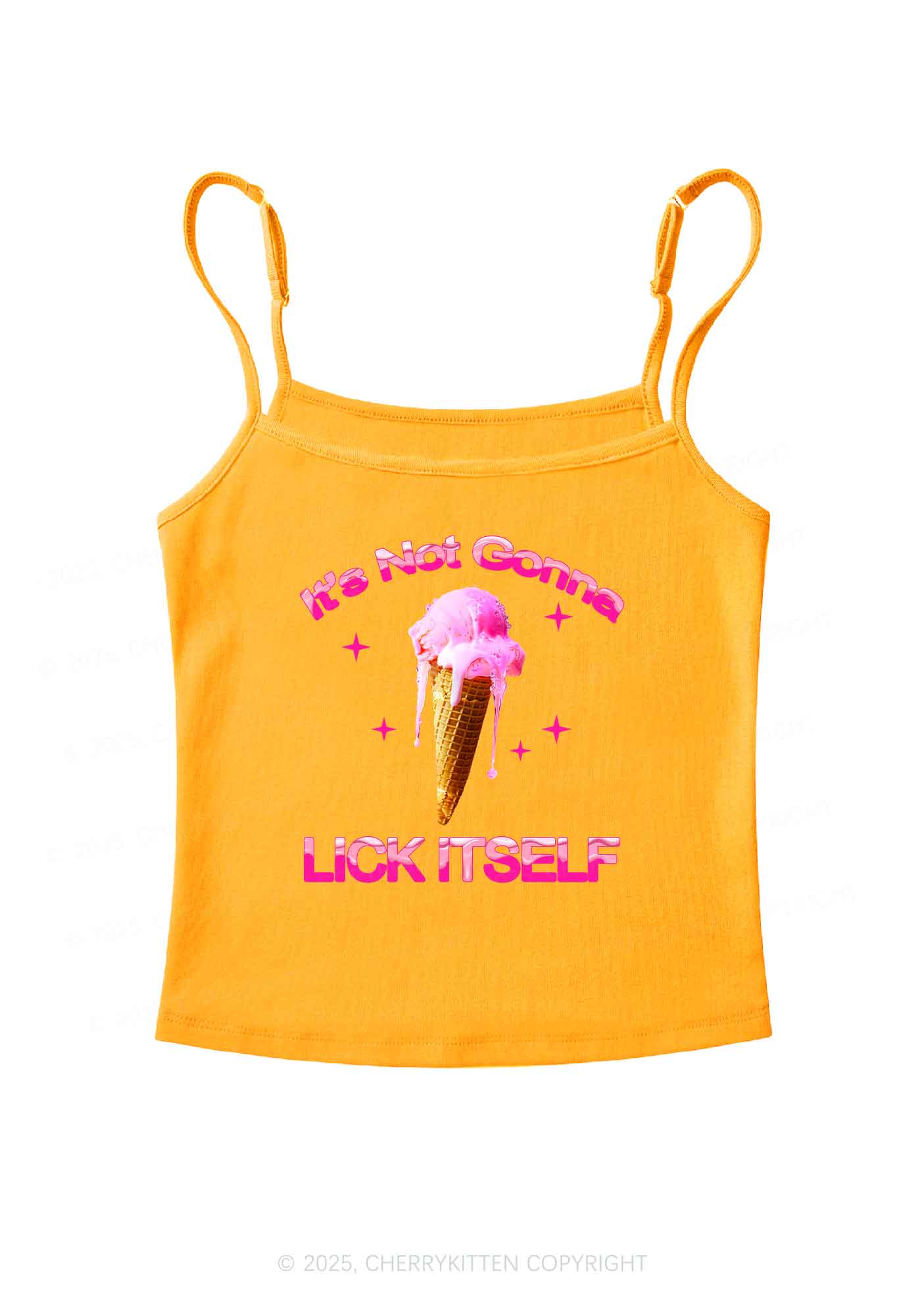 Ice Cream Lick Itself Y2K Spaghetti Strap Cami Cherrykitten